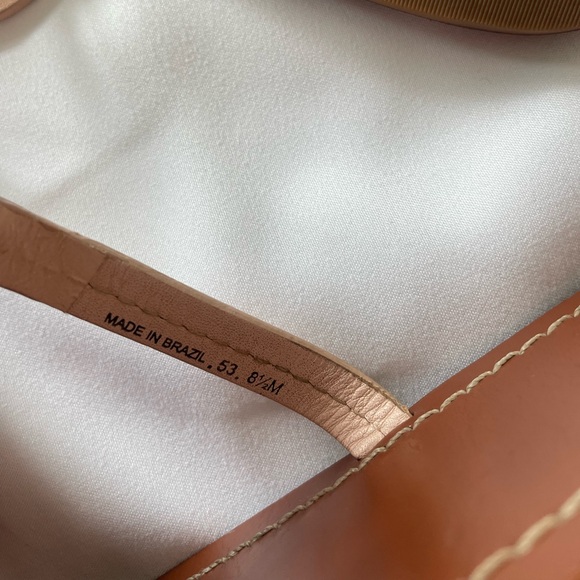 Tory Burch Pink Leather Miller Sandals Flip Flops - Size 8.5 - Picture 2 of 3